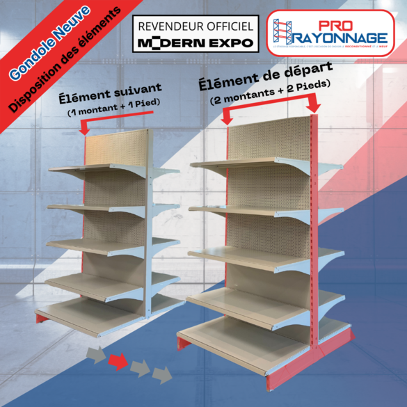 Gondole centrale sur mesure