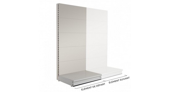 Gondole murale sur mesure