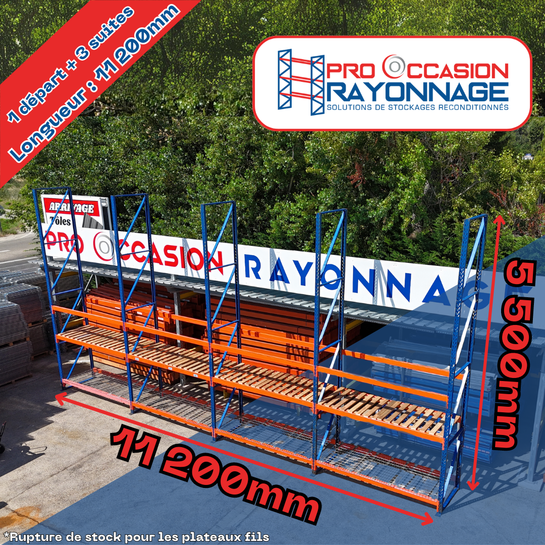 Rayosar - Hauteur 5 500mm, Longueur 11 200mm, Profondeur 1 000mm 