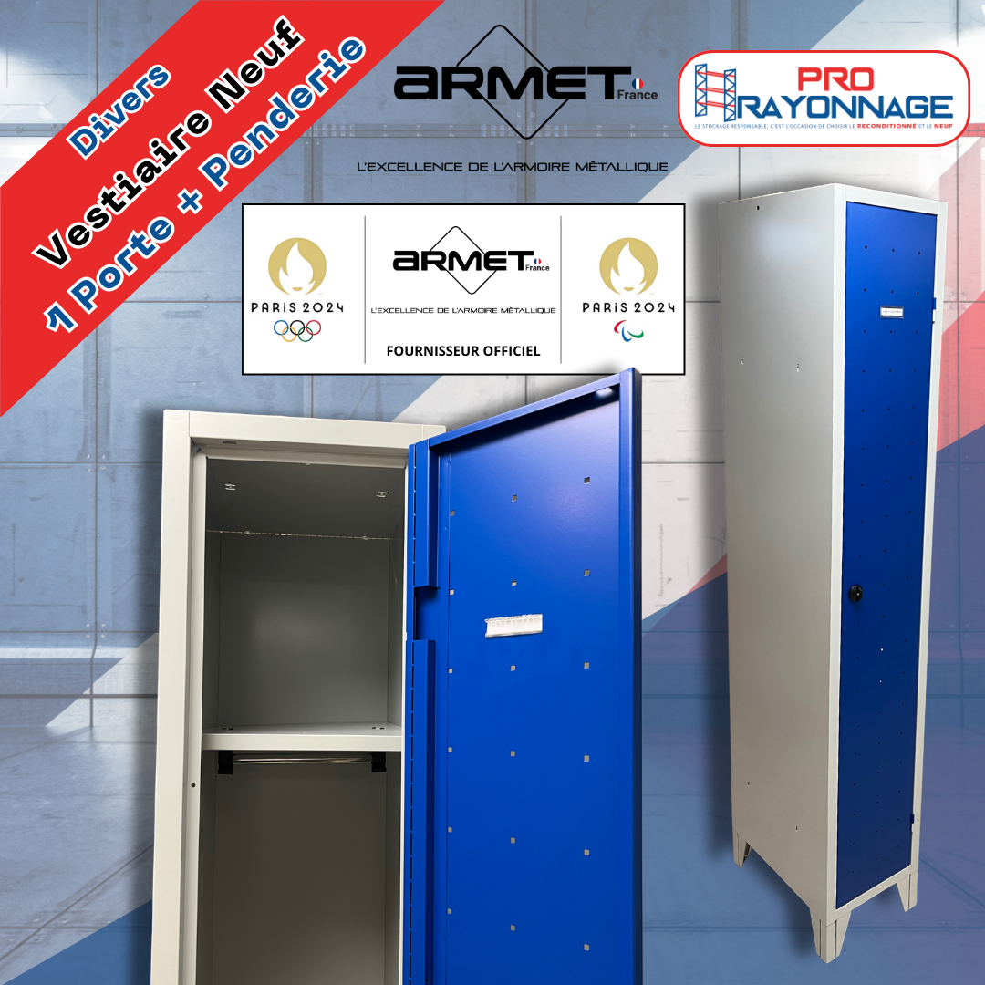Vestiaire métallique - Classico IP1 - Neuf  - Armet France - Configurable 