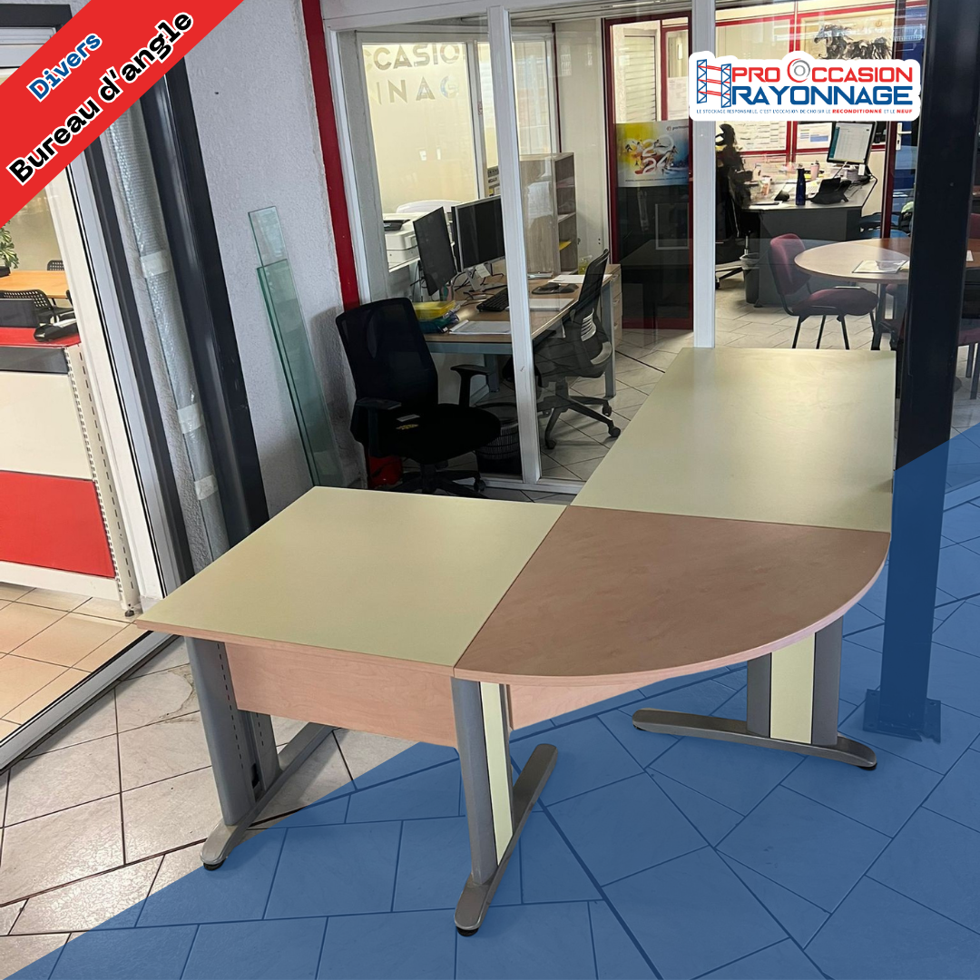 Bureau d’angle rond – Occasion 