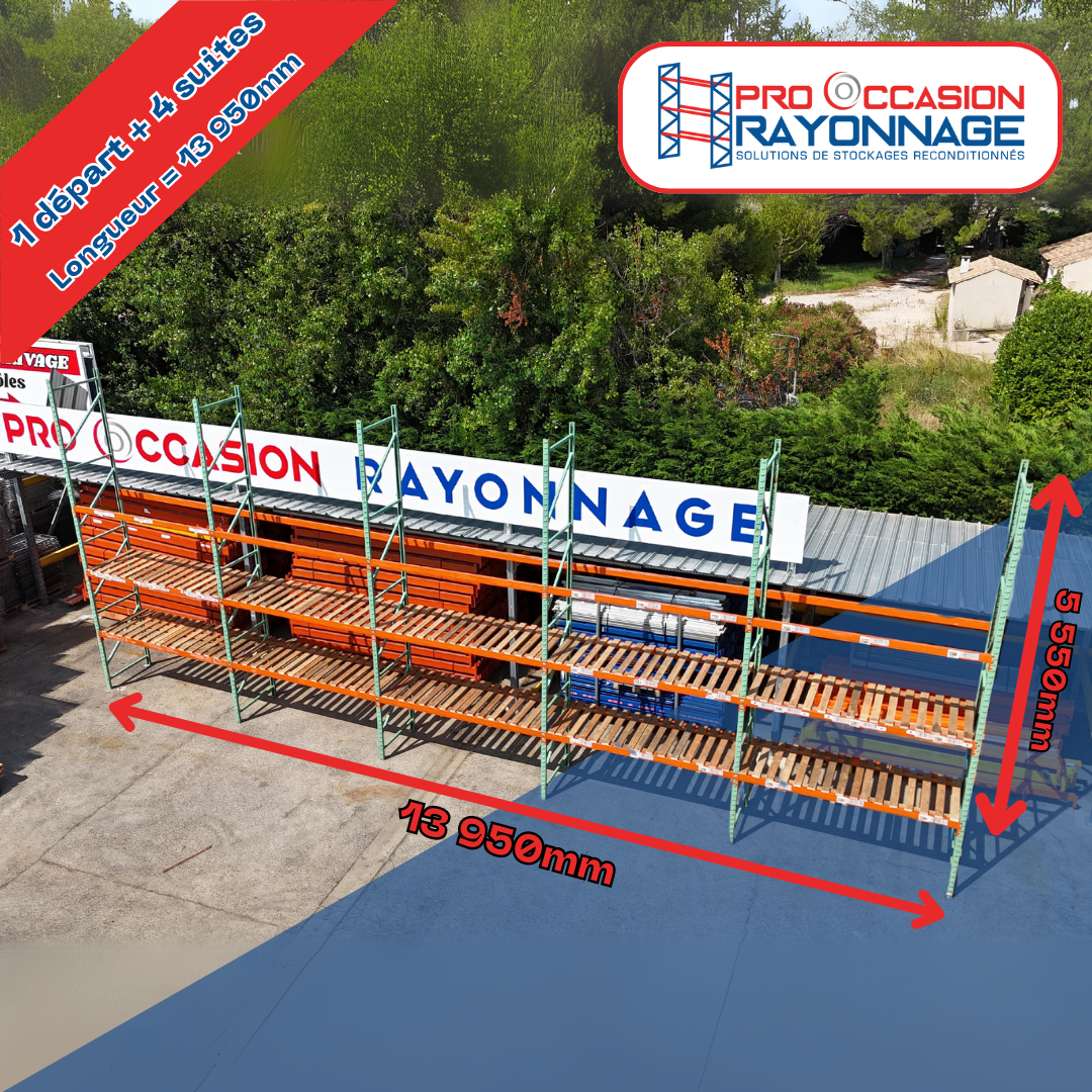 Manulab - Hauteur 5 500mm, Longueur 13 950mm, Profondeur 1 000mmm 
