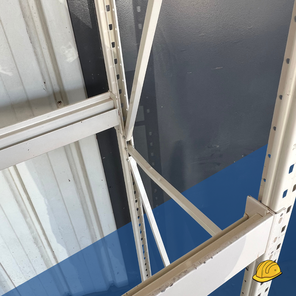 [LOT]  rayonnage mi-lourd ESMENA - Hauteur 3500mm, Profondeur 630mm - 5 échelles + 5 niveaux