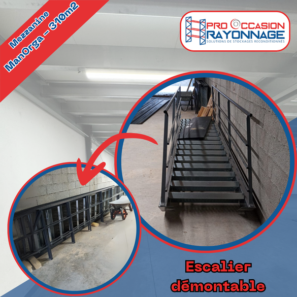 -20% ! Mezzanine industrielle ManOrga - 310m² à prix réduit !
