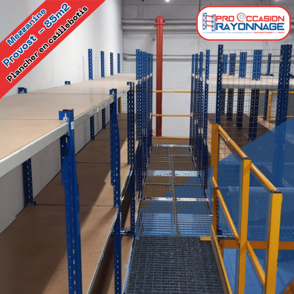 Mezzanine PROVOST - 85m2 + rayonnage léger inclus