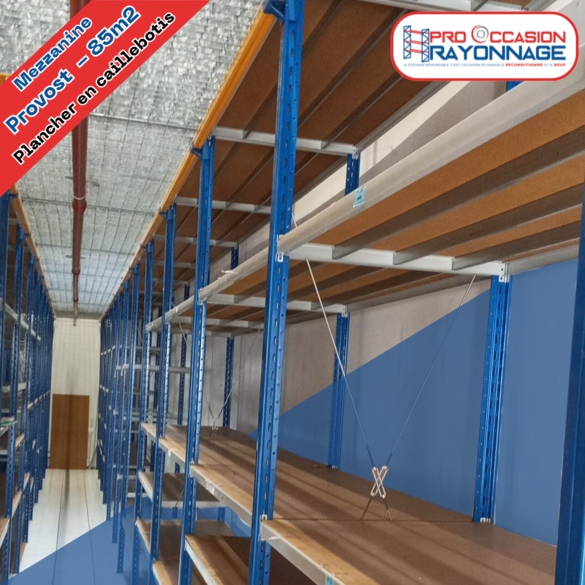 Mezzanine PROVOST - 85m2 + rayonnage léger inclus