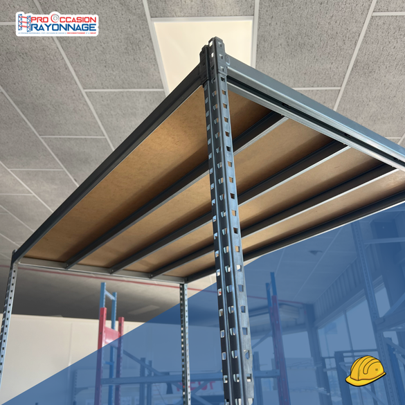 Rayonnage léger DUWIC avec niveaux renforcés – Hauteur 2250 mm x L1200mm x P800mm