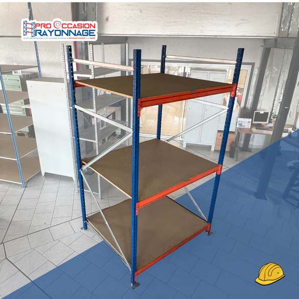 Rayonnage mi-lourd AR Racking – H2500 mm  Profondeur 1200 mm - 550kg/niv