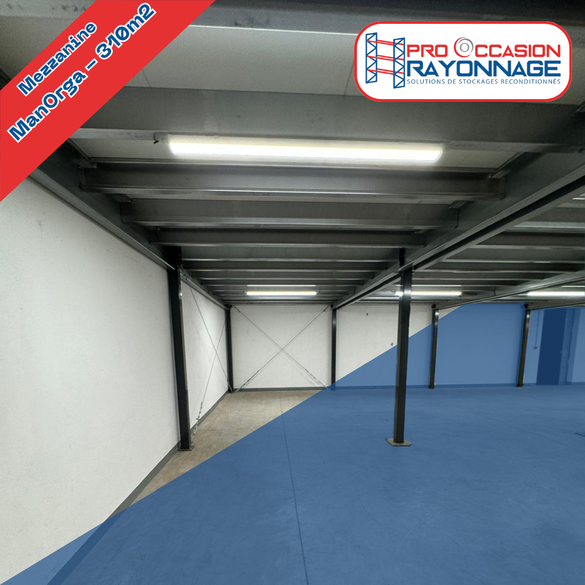 -20% ! Mezzanine industrielle ManOrga - 310m² à prix réduit !