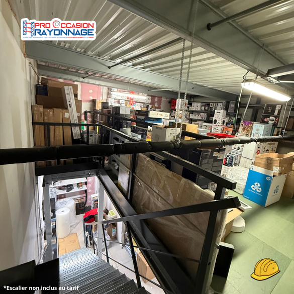 Mezzanine industrielle DUWIC - 300kg/m² -  Blanche – 70 m²