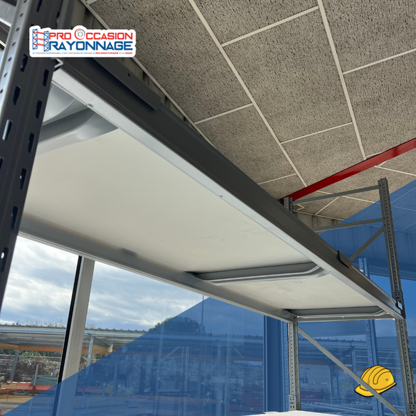 Rayonnage mi-lourd Tegormetall – H3000 mm - Profondeur configurable selon 2 dimensions