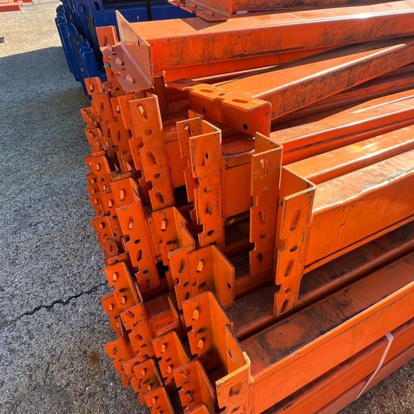 Racks à palettes Feralco d'occasion, Longueur 53 300 mm, Hauteur 5 300 mm, Profondeur 1050 mm, ≈ 3 niveaux