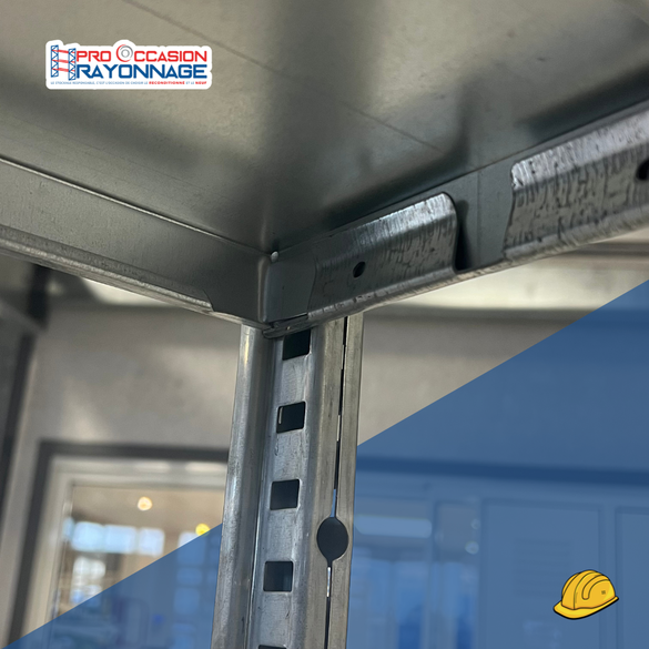 Rayonnage léger GALVATOP – Galvanisé – H2500 mm