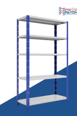Déstockage exclusif - Rayonnage léger  ST-150 -  étagère tôlée 