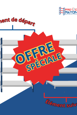 Offre Spéciale Rayonnage Mi-Lourd galvanisé (11 Mètres !) 